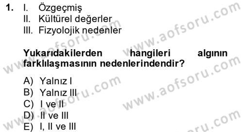 Etkili İletişim Teknikleri Dersi 2014 - 2015 Yılı (Final) Dönem Sonu Sınav Soruları 1. Soru