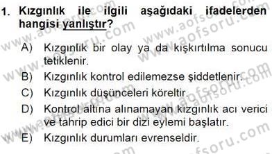 Etkili İletişim Teknikleri Dersi 2015 - 2016 Yılı Tek Ders Sınav Soruları 1. Soru