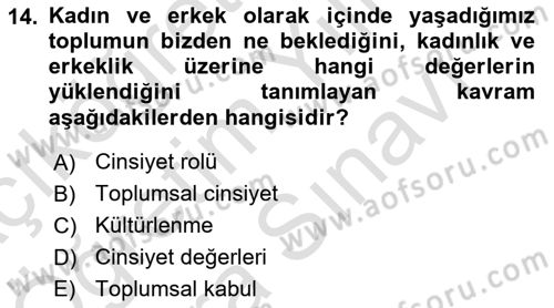 Etkili İletişim Teknikleri Dersi 2021 - 2022 Yılı (Vize) Ara Sınav Soruları 14. Soru