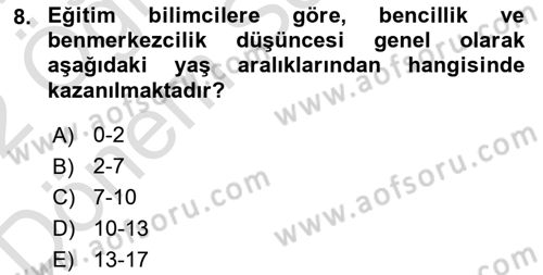 Etkili İletişim Teknikleri Dersi 2021 - 2022 Yılı (Final) Dönem Sonu Sınav Soruları 8. Soru