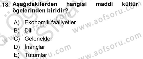 Etkili İletişim Teknikleri Dersi 2022 - 2023 Yılı Yaz Okulu Sınav Soruları 18. Soru