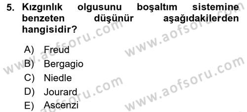 Etkili İletişim Teknikleri Dersi 2022 - 2023 Yılı Yaz Okulu Sınav Soruları 5. Soru