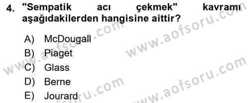 Etkili İletişim Teknikleri Dersi 2023 - 2024 Yılı (Final) Dönem Sonu Sınav Soruları 4. Soru