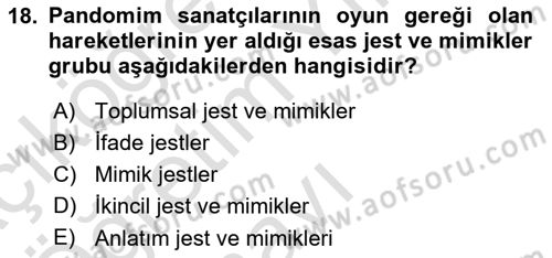 Etkili İletişim Teknikleri Dersi 2023 - 2024 Yılı Yaz Okulu Sınav Soruları 18. Soru