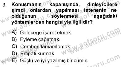 İletişim Bilgisi Dersi 2013 - 2014 Yılı (Final) Dönem Sonu Sınav Soruları 3. Soru