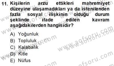 İletişim Bilgisi Dersi Ara Sınavı Deneme Sınav Soruları 11. Soru