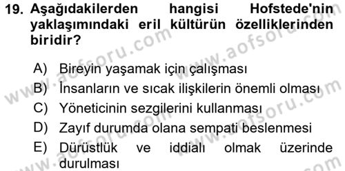İletişim Bilgisi Dersi 2016 - 2017 Yılı 3 Ders Sınav Soruları 19. Soru