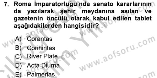 İletişim Bilgisi Dersi 2016 - 2017 Yılı 3 Ders Sınav Soruları 7. Soru