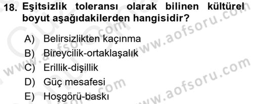 İletişim Bilgisi Dersi 2016 - 2017 Yılı (Final) Dönem Sonu Sınav Soruları 18. Soru