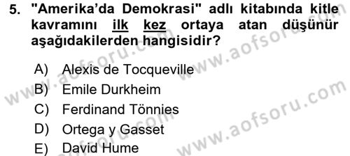 İletişim Bilgisi Dersi 2016 - 2017 Yılı (Final) Dönem Sonu Sınav Soruları 5. Soru