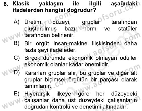 İletişim Bilgisi Dersi 2016 - 2017 Yılı (Final) Dönem Sonu Sınav Soruları 6. Soru