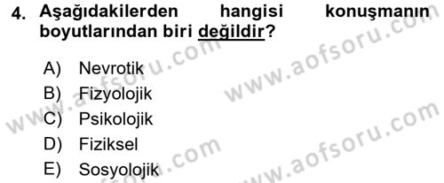 İletişim Bilgisi Dersi 2017 - 2018 Yılı 3 Ders Sınav Soruları 4. Soru