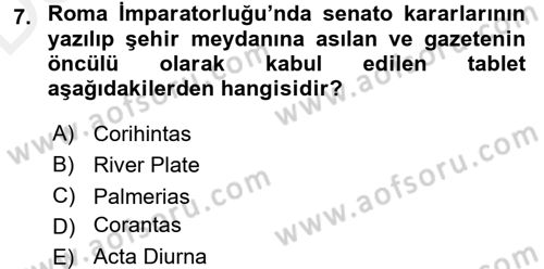 İletişim Bilgisi Dersi 2017 - 2018 Yılı 3 Ders Sınav Soruları 7. Soru