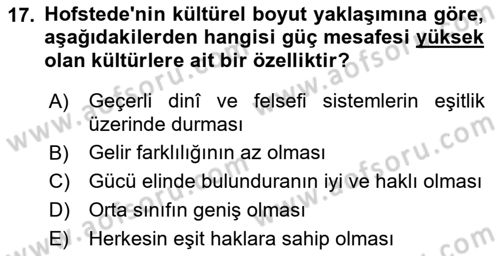 İletişim Bilgisi Dersi 2018 - 2019 Yılı 3 Ders Sınav Soruları 17. Soru