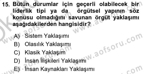İletişim Bilgisi Dersi 2018 - 2019 Yılı Yaz Okulu Sınav Soruları 15. Soru