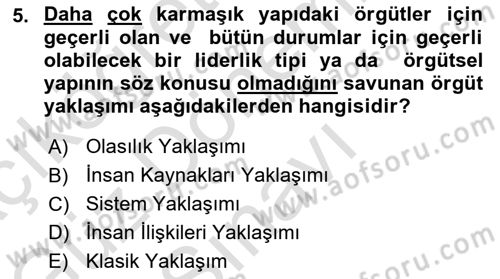 İletişim Bilgisi Dersi 2022 - 2023 Yılı (Final) Dönem Sonu Sınav Soruları 5. Soru