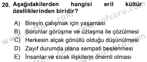 İletişim Bilgisi Dersi 2022 - 2023 Yılı Yaz Okulu Sınav Soruları 20. Soru