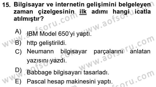 İletişim Bilgisi Dersi 2023 - 2024 Yılı Yaz Okulu Sınav Soruları 15. Soru