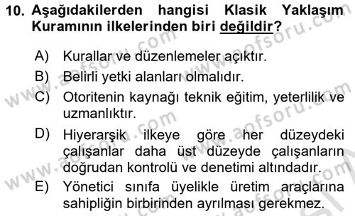 İletişim Bilgisi Dersi 2024 - 2025 Yılı Yaz Okulu Sınav Soruları 10. Soru