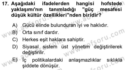 İletişim Bilgisi Dersi 2025 - 2026 Yılı (Final) Dönem Sonu Sınav Soruları 17. Soru