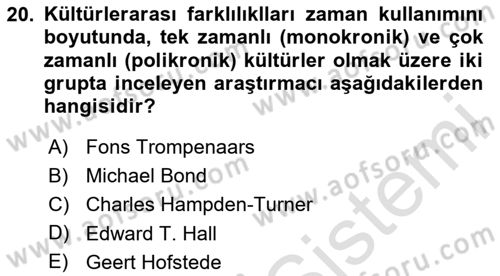 İletişim Bilgisi Dersi 2025 - 2026 Yılı (Final) Dönem Sonu Sınav Soruları 20. Soru