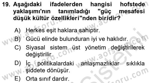 İletişim Bilgisi Dersi 2025 - 2026 Yılı Yaz Okulu Sınav Soruları 19. Soru