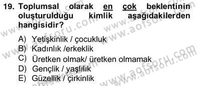 Sözlü ve Sözsüz İletişim Dersi 2012 - 2013 Yılı (Vize) Ara Sınav Soruları 19. Soru