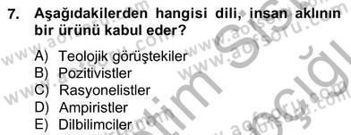 Sözlü ve Sözsüz İletişim Dersi 2012 - 2013 Yılı (Vize) Ara Sınav Soruları 7. Soru