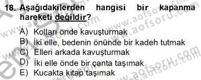 Sözlü ve Sözsüz İletişim Dersi 2012 - 2013 Yılı (Final) Dönem Sonu Sınav Soruları 18. Soru