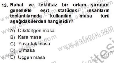 Sözlü ve Sözsüz İletişim Dersi 2013 - 2014 Yılı (Final) Dönem Sonu Sınav Soruları 13. Soru