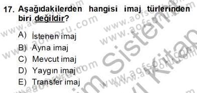 Sözlü ve Sözsüz İletişim Dersi 2013 - 2014 Yılı (Final) Dönem Sonu Sınav Soruları 17. Soru