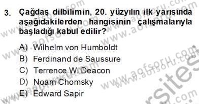 Sözlü ve Sözsüz İletişim Dersi 2013 - 2014 Yılı (Final) Dönem Sonu Sınav Soruları 3. Soru