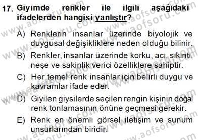 Sözlü ve Sözsüz İletişim Dersi 2014 - 2015 Yılı (Final) Dönem Sonu Sınav Soruları 17. Soru