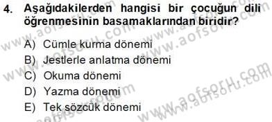 Sözlü ve Sözsüz İletişim Dersi 2014 - 2015 Yılı (Final) Dönem Sonu Sınav Soruları 4. Soru