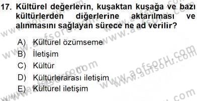 Sözlü ve Sözsüz İletişim Dersi 2015 - 2016 Yılı (Vize) Ara Sınav Soruları 17. Soru