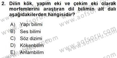 Sözlü ve Sözsüz İletişim Dersi 2015 - 2016 Yılı (Vize) Ara Sınav Soruları 2. Soru