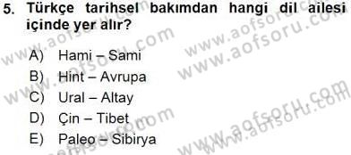 Sözlü ve Sözsüz İletişim Dersi 2015 - 2016 Yılı (Vize) Ara Sınav Soruları 5. Soru