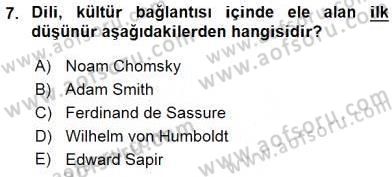 Sözlü ve Sözsüz İletişim Dersi 2015 - 2016 Yılı (Vize) Ara Sınav Soruları 7. Soru