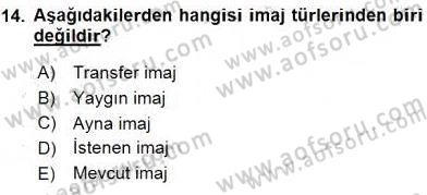 Sözlü ve Sözsüz İletişim Dersi 2015 - 2016 Yılı (Final) Dönem Sonu Sınav Soruları 14. Soru