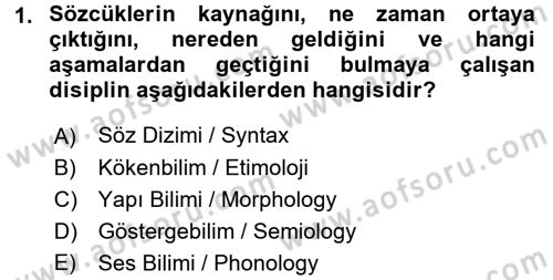 Sözlü ve Sözsüz İletişim Dersi 2016 - 2017 Yılı (Vize) Ara Sınav Soruları 1. Soru