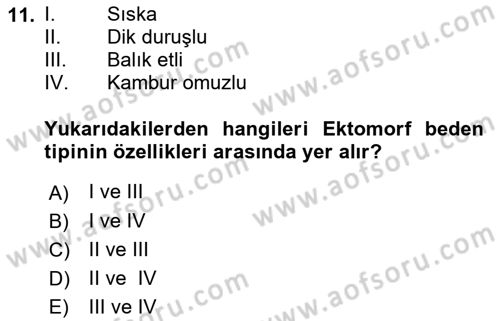 Sözlü ve Sözsüz İletişim Dersi 2016 - 2017 Yılı (Final) Dönem Sonu Sınav Soruları 11. Soru