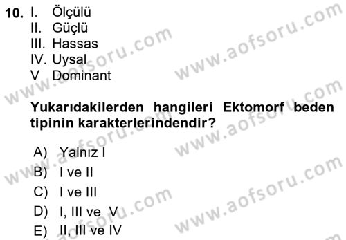 Sözlü ve Sözsüz İletişim Dersi 2017 - 2018 Yılı 3 Ders Sınav Soruları 10. Soru
