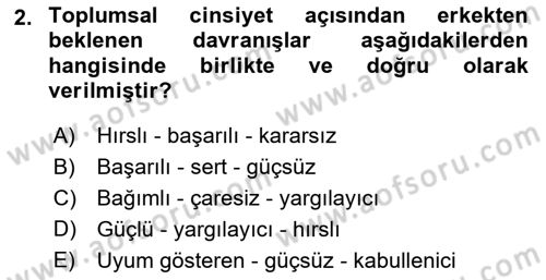 Sözlü ve Sözsüz İletişim Dersi 2017 - 2018 Yılı 3 Ders Sınav Soruları 2. Soru