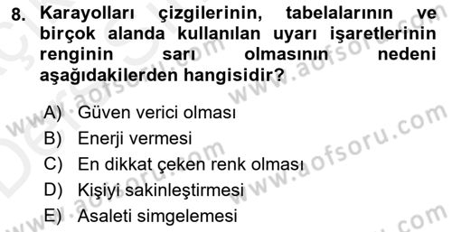 Sözlü ve Sözsüz İletişim Dersi 2017 - 2018 Yılı 3 Ders Sınav Soruları 8. Soru