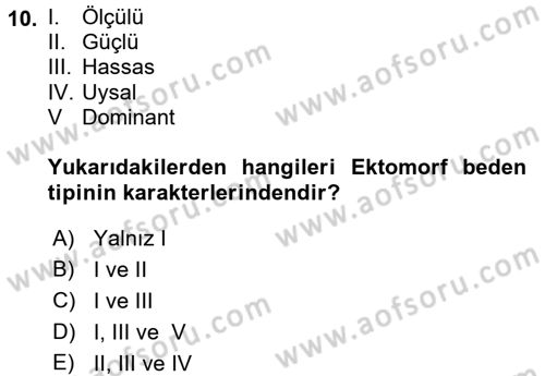 Sözlü ve Sözsüz İletişim Dersi 2017 - 2018 Yılı (Final) Dönem Sonu Sınav Soruları 10. Soru