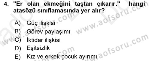 Sözlü ve Sözsüz İletişim Dersi 2017 - 2018 Yılı (Final) Dönem Sonu Sınav Soruları 4. Soru