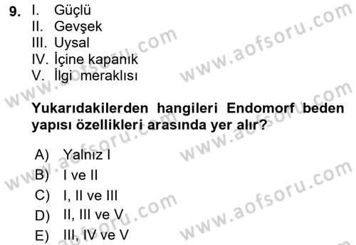 Sözlü ve Sözsüz İletişim Dersi 2018 - 2019 Yılı (Final) Dönem Sonu Sınav Soruları 9. Soru