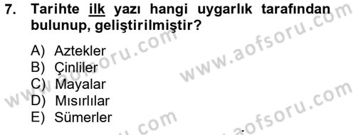 Uluslararası İletişim Dersi 2012 - 2013 Yılı (Vize) Ara Sınav Soruları 7. Soru