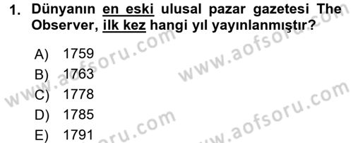 Uluslararası İletişim Dersi 2015 - 2016 Yılı (Vize) Ara Sınav Soruları 1. Soru