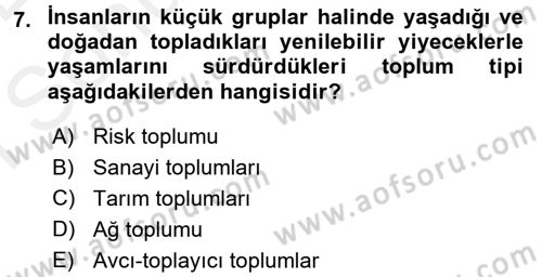 Uluslararası İletişim Dersi 2017 - 2018 Yılı (Final) Dönem Sonu Sınav Soruları 7. Soru